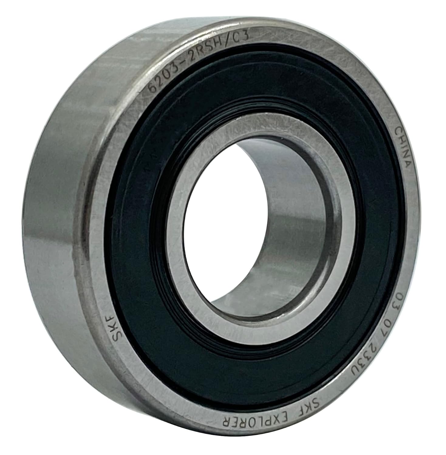 2PACK SKF Brand Bearings 6203-2RSH/C3 17X40X12MM Double Rubber Seal Bearings