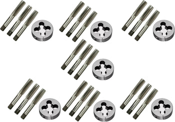 TAURISH Model Engineering Tap and Die Set 7 Sizes 3/16