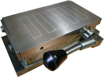 6" x 4" (150 mm x 100 mm) Permanent Magnetic Chuck (Standard Poles) New