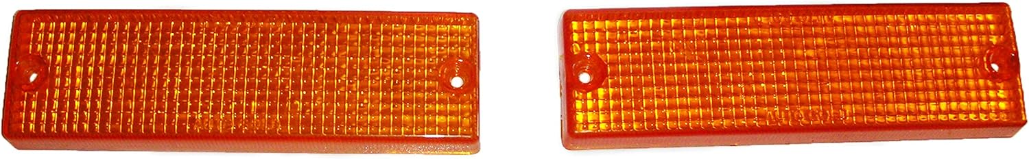SUZUKI CHEVY SPRINT METRO PONTIAC FIREFLY FRONT TURN SIGNAL BUMPER INDICATOR LAMP LIGHT LENS COVER GLASS PAIR. LEFT & RIGHT. FITS ALTO CELERIO SUPER CARRY FORSA FRONTE KEI SWIFT SPRINT MIGHTYBOY