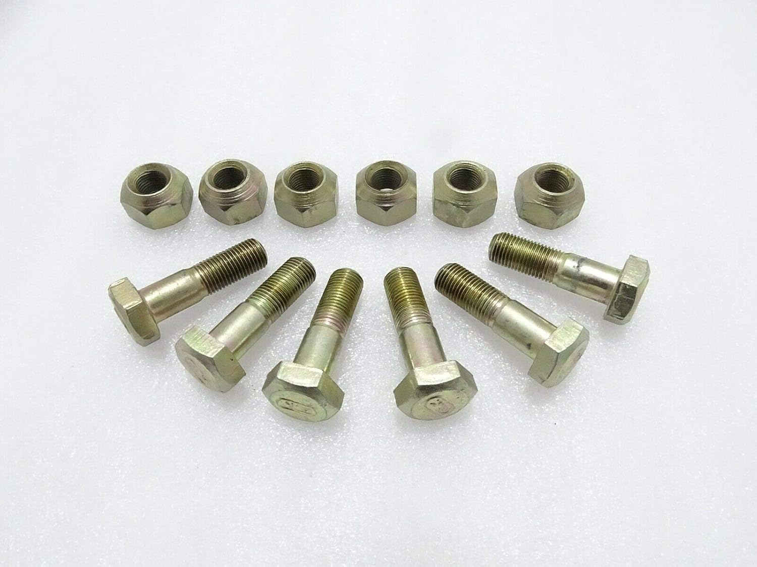 Mahindra Tractors Front Wheel Hub Bolts And Nuts Set of 6