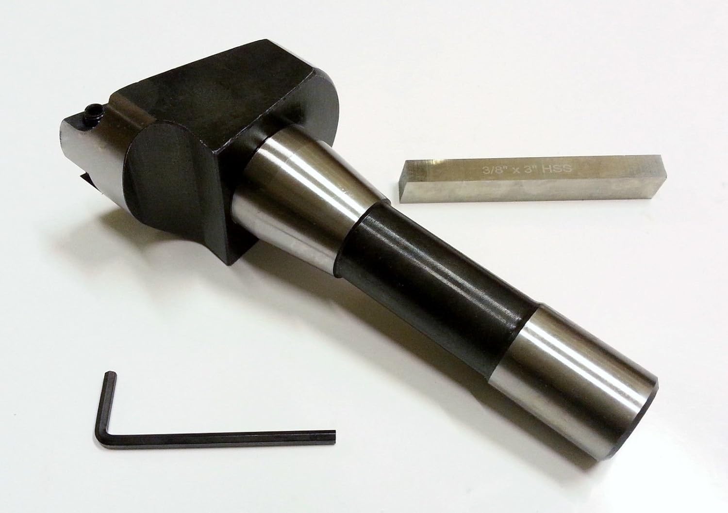 Fly Cutter R8 Shank (7/16 UNF X 20 TPI Thread) for Lathe & Milling Machine with HSS Bit 5/16"