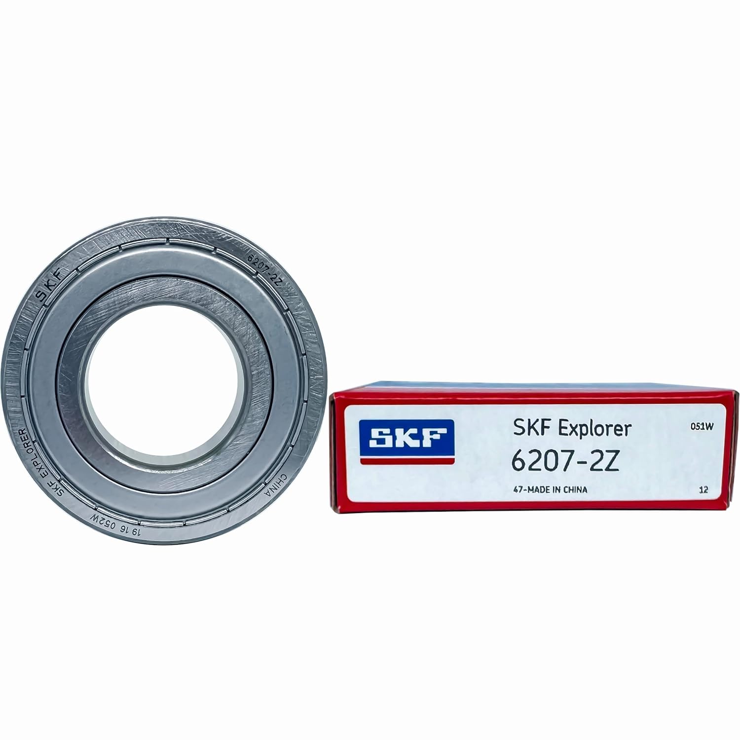 SKF Bearings 6207-2Z 35X72X17MM Double Metal Sealed Bearings Deep Groove Ball Bearings