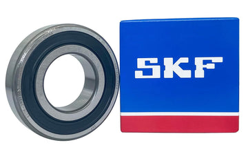 2PACK SKF Bearings 6206-2RSC3 30X62X16mm C3 Clearance Double Rubber Seal Deep Ball Bearings