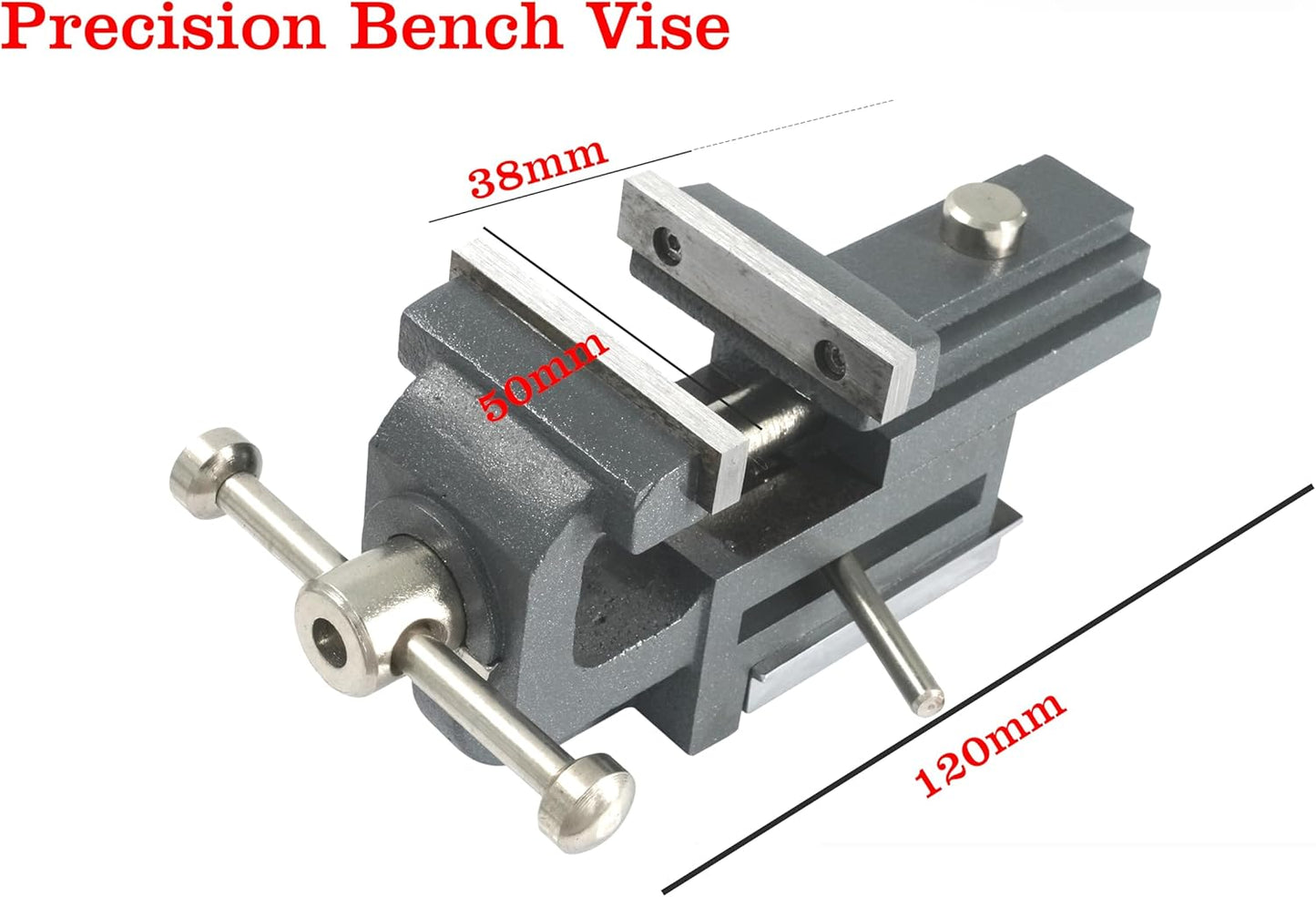 Watchmakers Precision Bench Vice 38mm Jaw All Steel Mini Holds the Workpiece as Desired Precision Vice Watchmakers