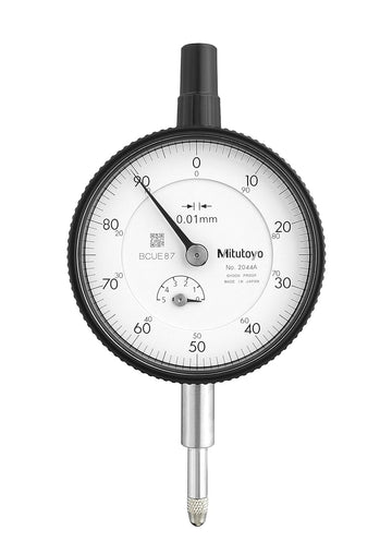 Mitutoyo 2044A Dial Indicator DG 0.01 Grad, 0-5mm Range