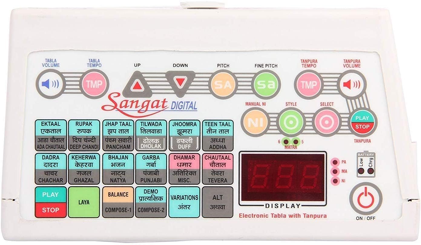 SCEXPORTS NEW Digital Electronic Tanpura with Tabla Pakhawaj Duff & Dholak in one instrument. MRS,3.14