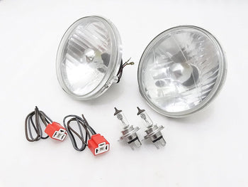 SUZUKI SAMURAI GYPSY 7'' HEAD LIGHT SEALED BEAM WITH BULB HOLDER PAIR
