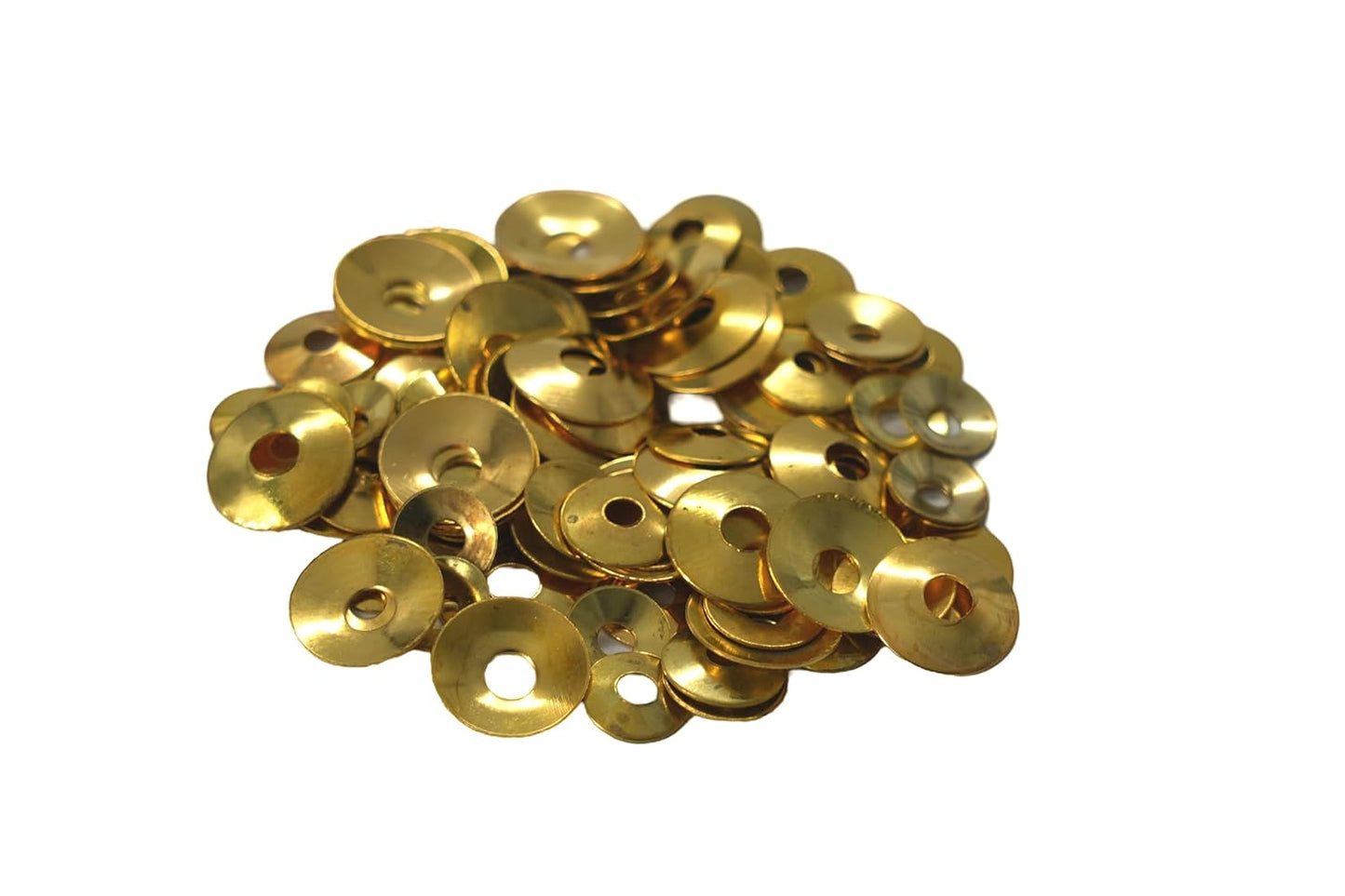 100 Pieces Brass Clock Washers for Mantel Clock Repair and Maintenance