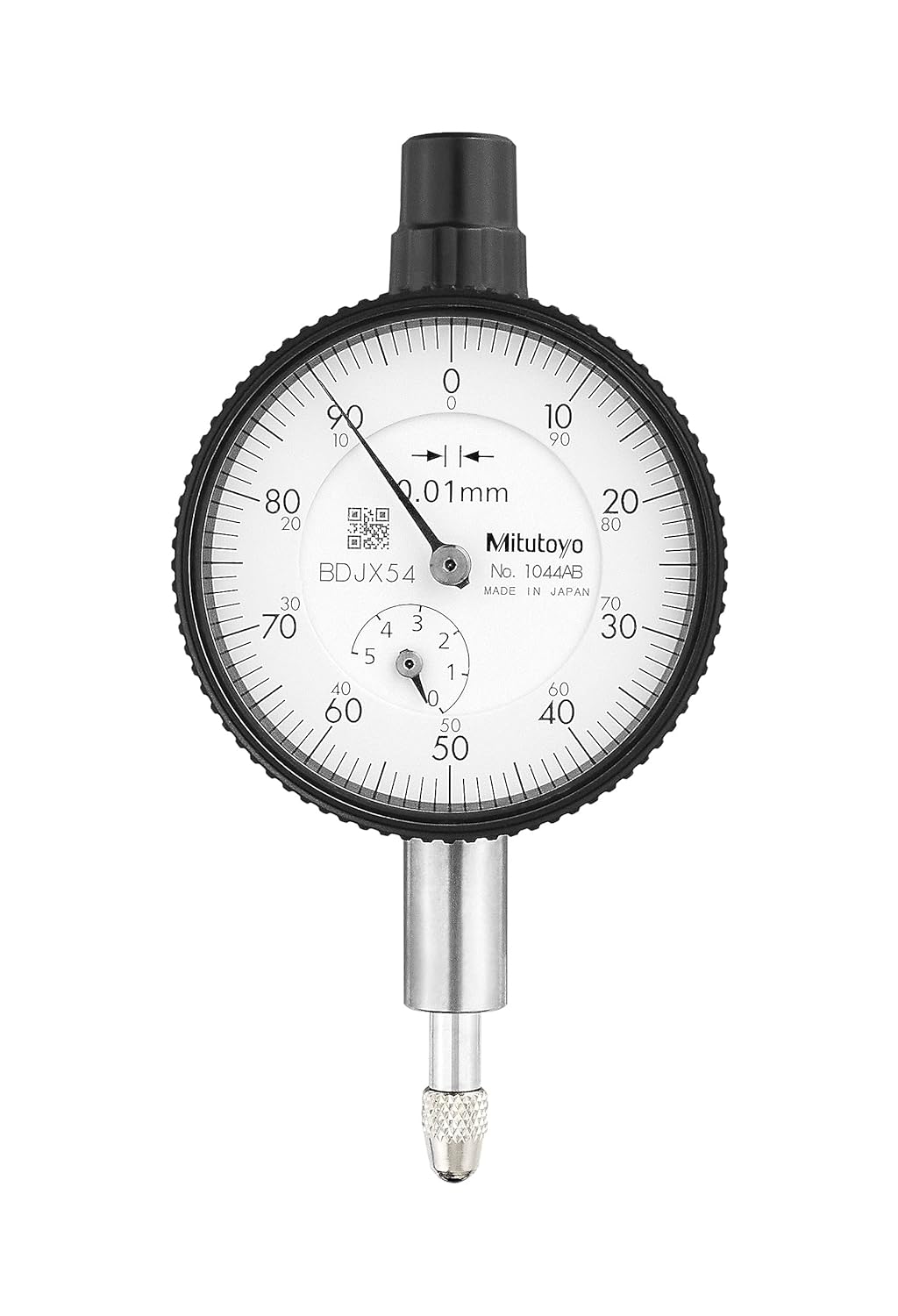 Mitutoyo 1044AB Dial Indicator DG 0.01 Grad, 0-5mm Range