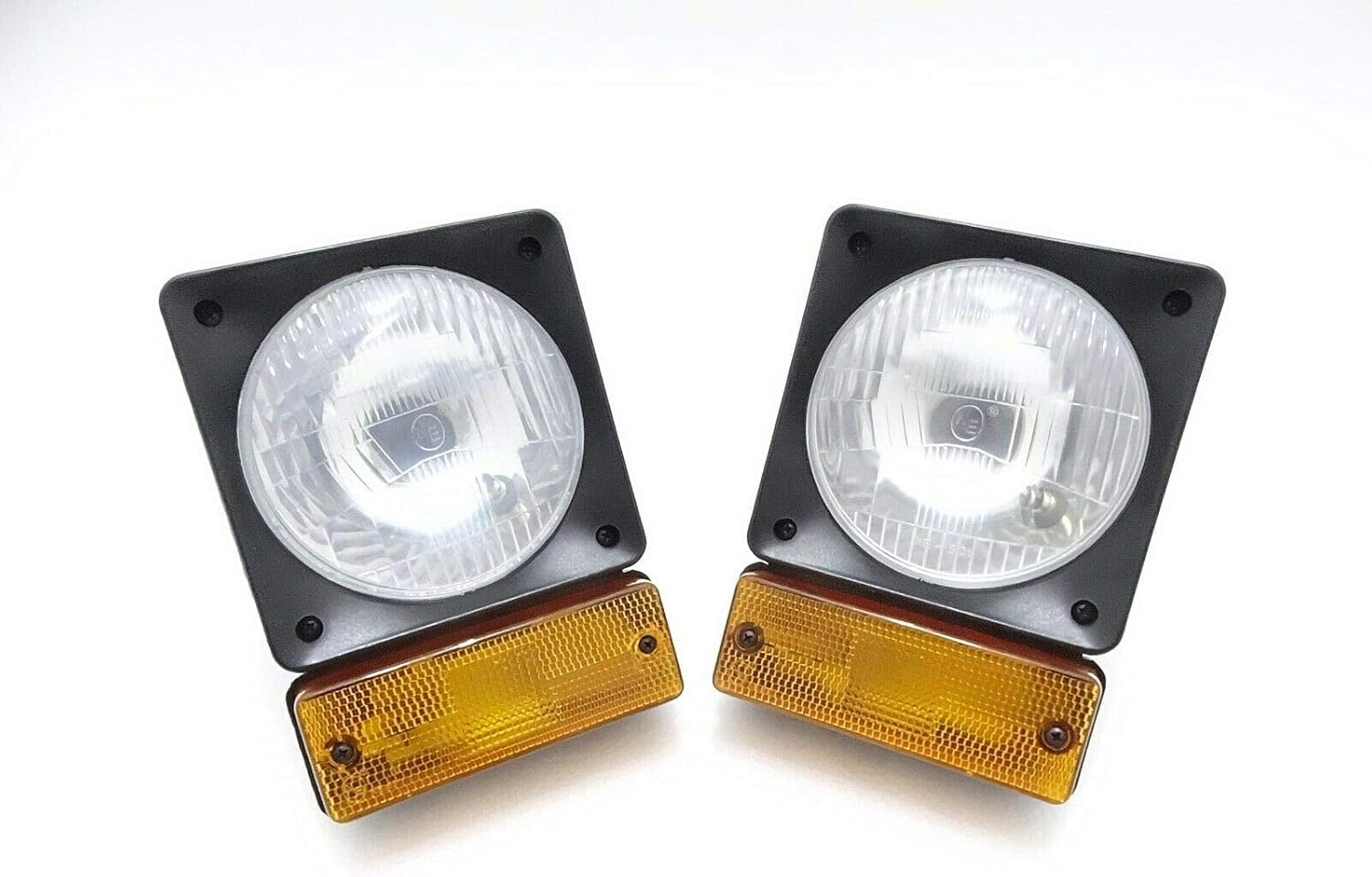 Royal Crusaders JCB LOADALL FASTRAC FRONT HEADLIGHT SET PAIR WITH INDICATOR ASSEMBLY