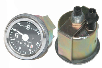 RS Vintage Parts RSV-B00ZFJCFUO-00726 Black Massey Ferguson Tractor Meter Tachometer 265, 275, 290, 565, 575, 590