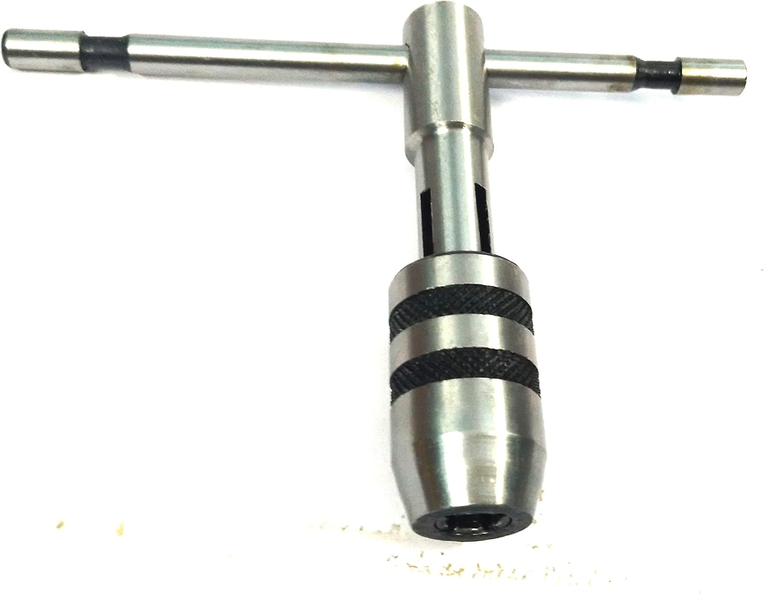 TAURISH T-Handle Tap Wrench Set Of 3 Pcs Solid Collet Jaws For Tapping & Reaming