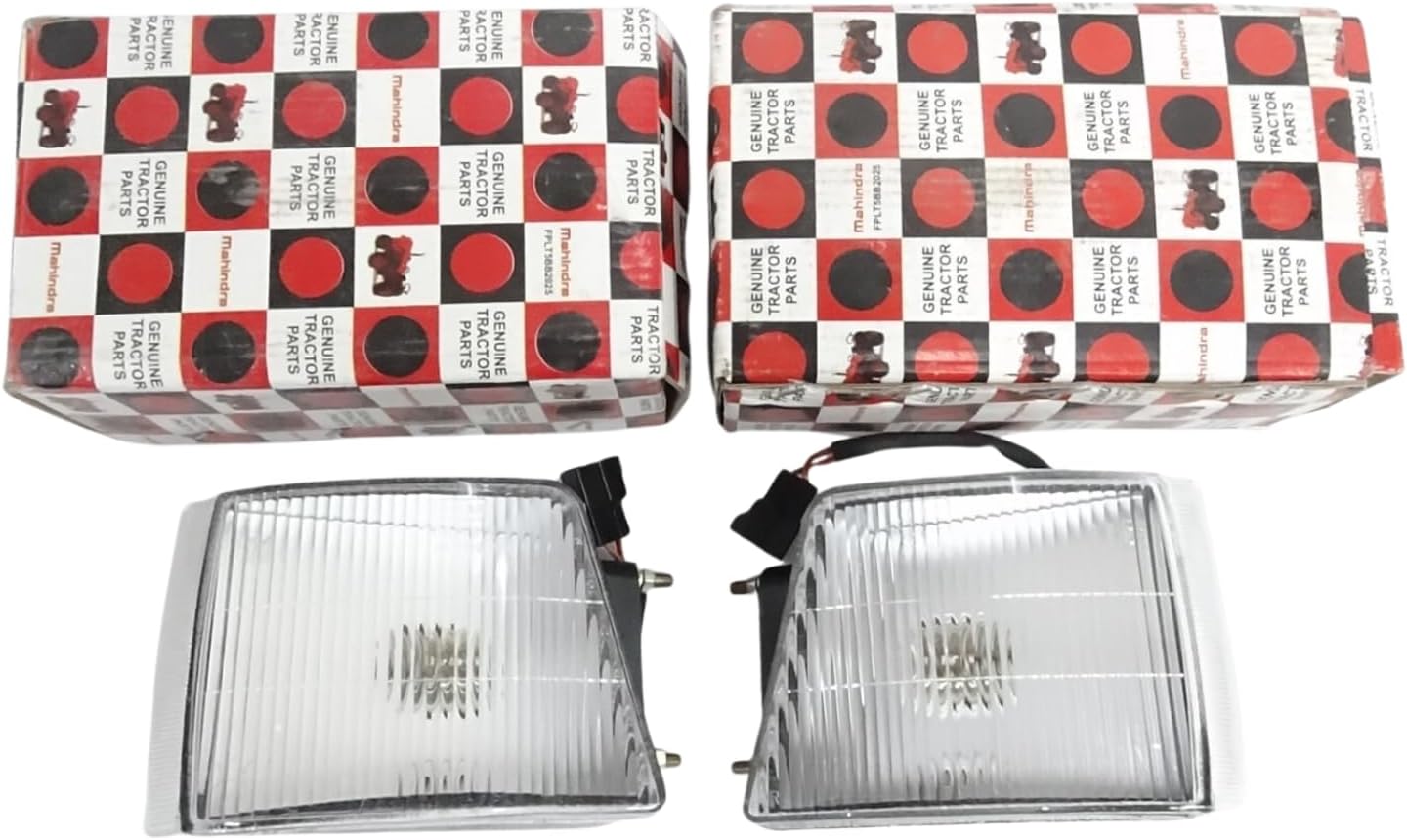 Side Indicator Lamp RH LH Fit for Mahindra Tractor Part Number 000060516M01 / 000060517M01 Turn Signal Light Assembly
