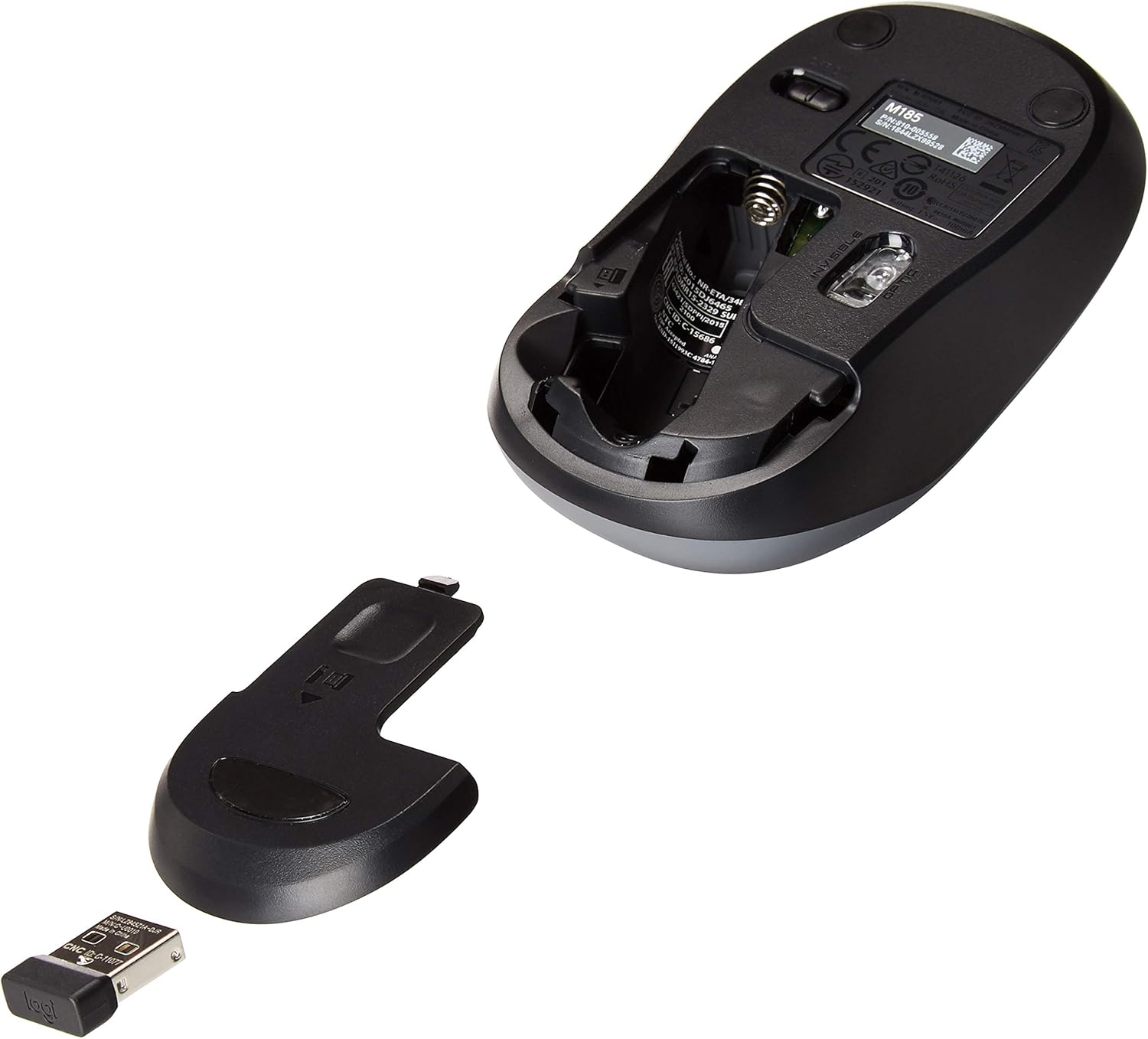 Logitech Wireless Mouse M185 (Swift Grey)