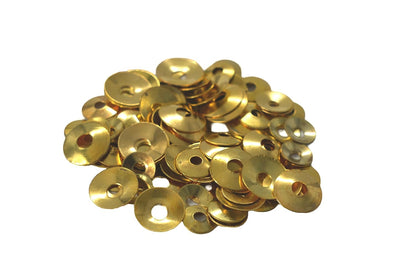 100 Pieces Brass Clock Washers for Mantel Clock Repair and Maintenance