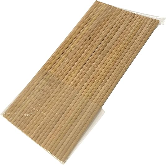TAURISH Watchmakers Peg Wood Set 24 Pieces 3mm x 150mm for Precision Watch Repair Cleaning Tweezers and Pinions