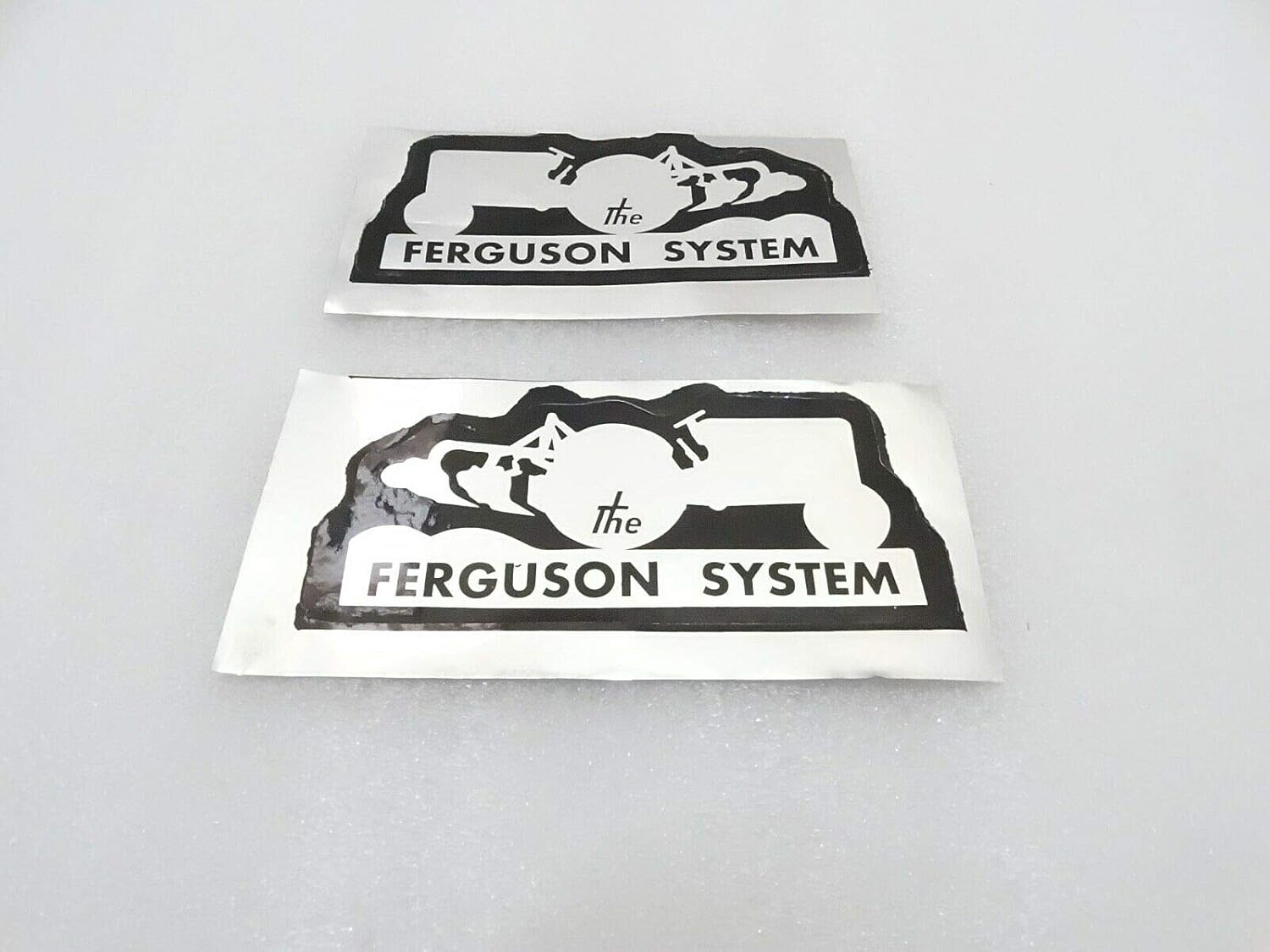 Royal Crusaders Massey Ferguson Tractor"The Ferguson System" Sticker (Pair)