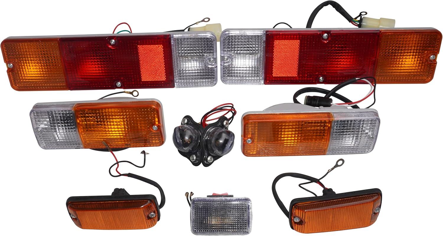 AEspares Turn Tail Brake Marker Complete Set of Lights Compatible With Suzuki Samurai 86-95