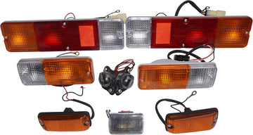 AEspares Turn Tail Brake Marker Complete Set of Lights Compatible With Suzuki Samurai 86-95