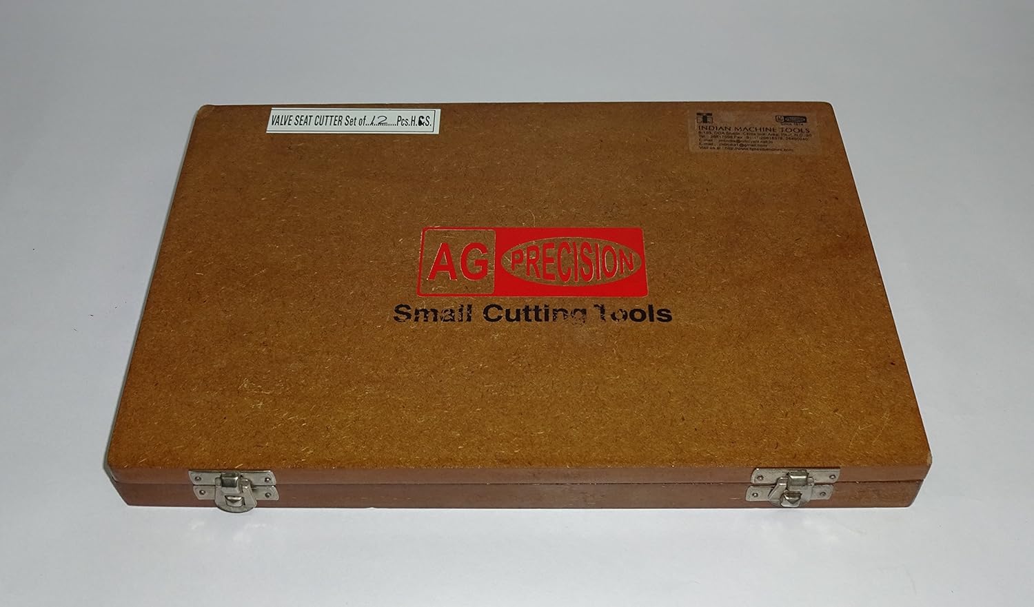 AG Precision Valve Seat & Face Cutter Set / Kit - 12 Pcs Set For Vintage Cars & Bikes In Wooden Case