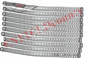TAURISH Massey Ferguson Hydraulic Pump Control Spring 10 Units MF 35 135 165