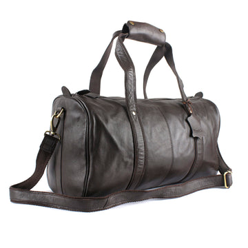 Genuine Handmade Leather Travel/Weekender/Gym Duffle Bag for Men Leather Weekend Travel Airplane Carry-On Luggage Multipurpose Bag Size 10?X 14? X 5? Inch Approximate. Gifts for Men