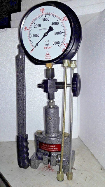 Diesel Injector Nozzle Pop Tester, CAV ENGLAND, Dual Scale Gauge 420 KG 6000 PSI