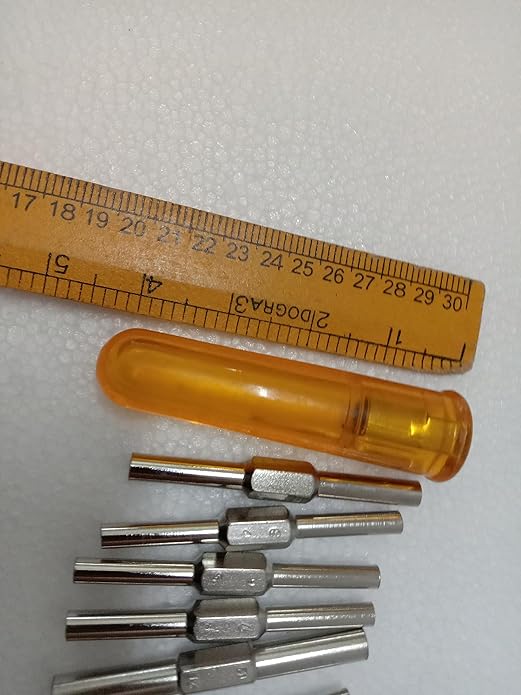 Brass Blessing Mainspring Let Down Tool with 6 Key Shafts - Unique Item (2714)