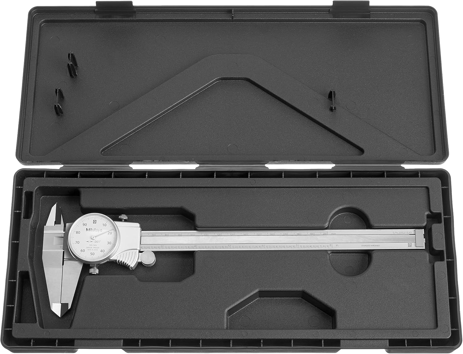 Mitutoyo 505-743J 0-8 Inch, .001 Inch Dial Caliper, .1 Inch/Revolution