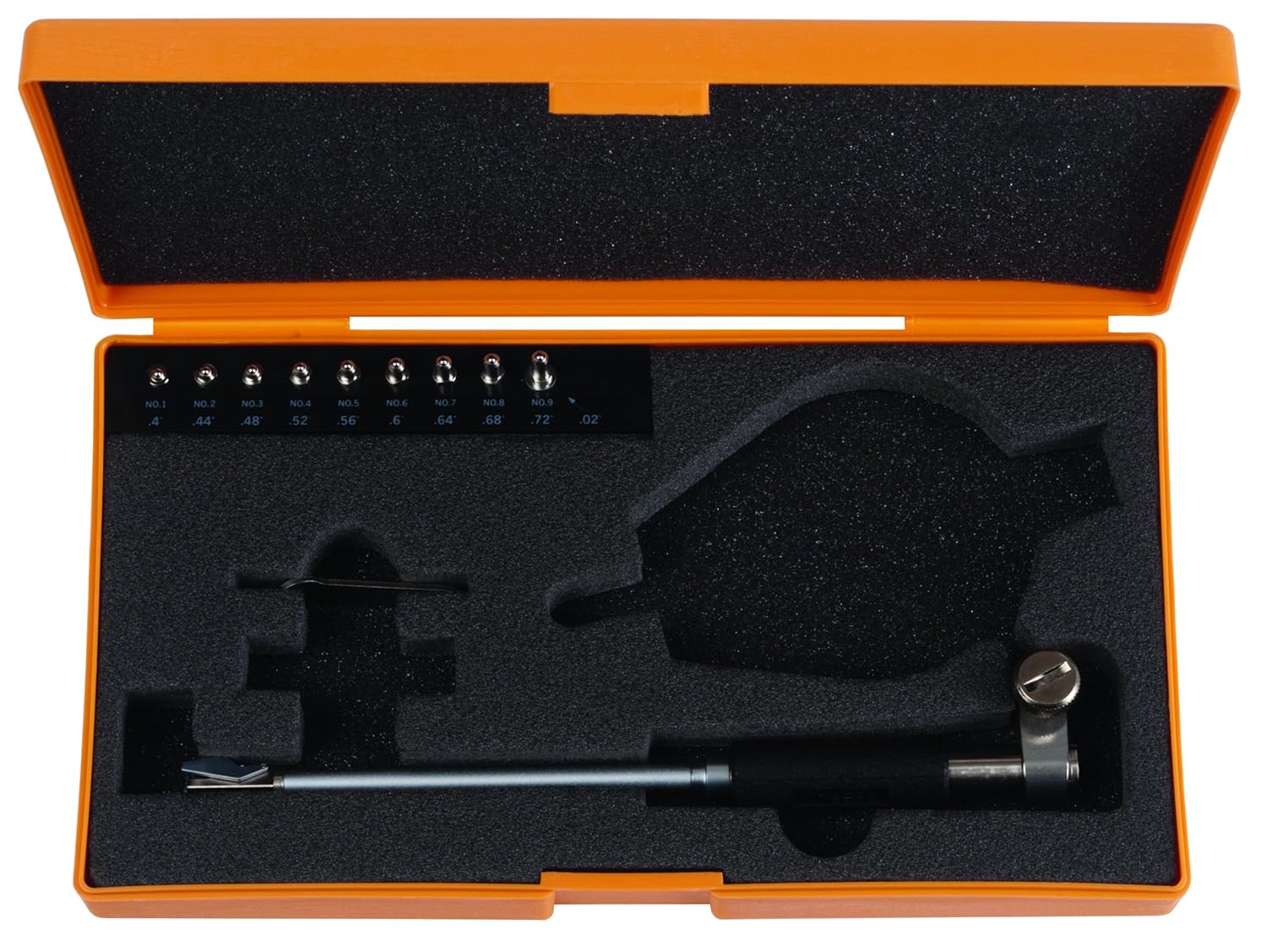 Mitutoyo 511-205 Dial Bore Gauge for Small Holes, 0.4-0.75" Range, Without Dial Gauge or Protector Cover