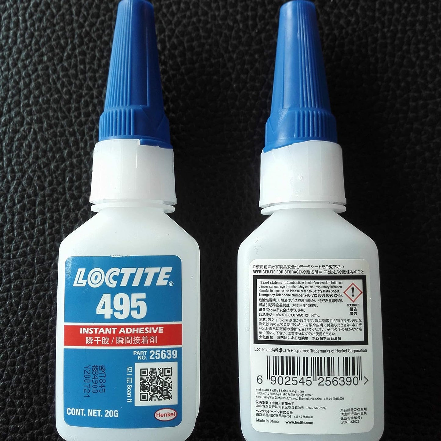 Loctite 495 Super Bonder 442-49550 1oz Instant Adhesive, Clear Color